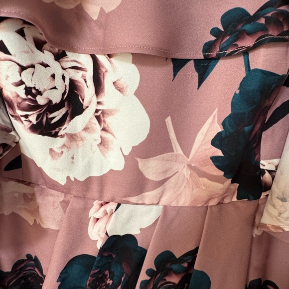 CITY CHIC BEAUTIFUL FLORAL QUARTZ COCKTAIL DRESS FULLY LINED SIZE 14 - Picture 5 of 8